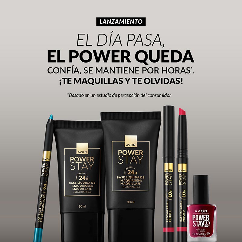 El día pasa, el POWER queda con Avon Power Stay