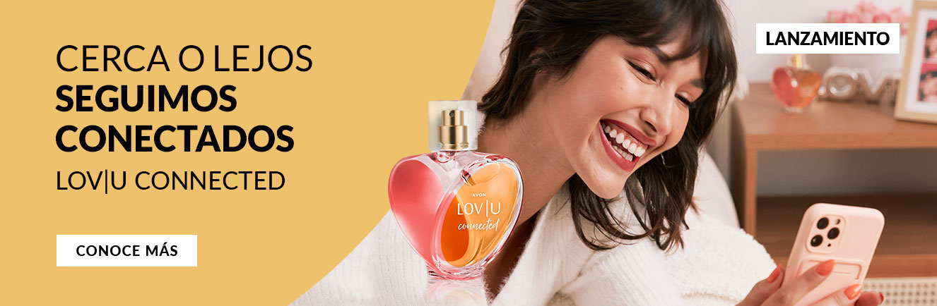 Cerca o lejos seguimos conectados con Avon LovU connected